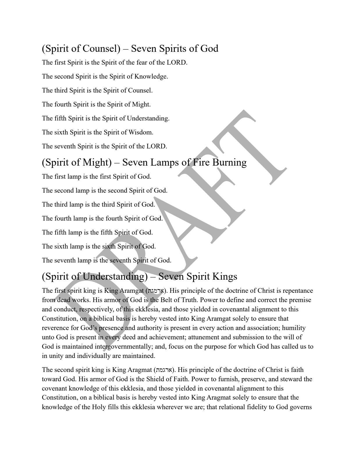 Draft - Constitution of New Jerusalem page 3