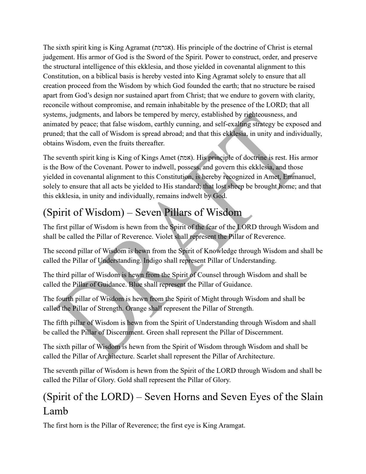 Draft - Constitution of New Jerusalem page 5